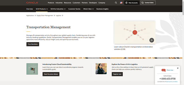 Oracle Transportation Management