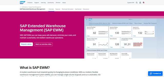 SAP Extended Warehouse Management (SAP EWM)